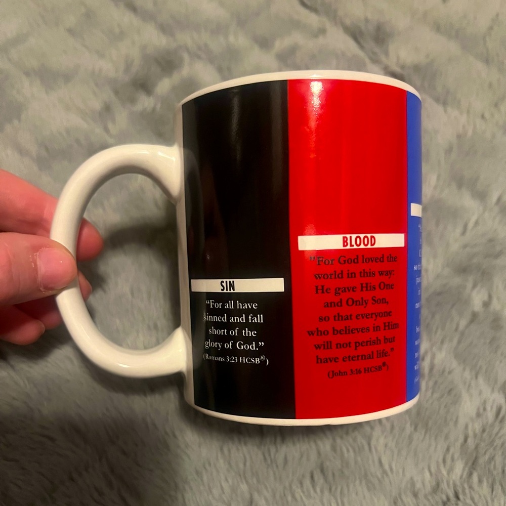 The Good News Colors Christian Mug